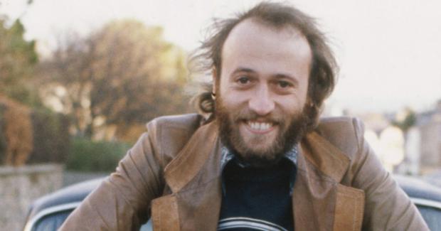 British singer Maurice Gibb (1949 - 2003) of the Bee Gees poses